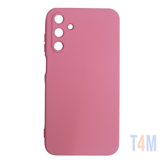 Capa de Silicone com Moldura de Câmera para Samsung Galaxy A15 4g Rosa